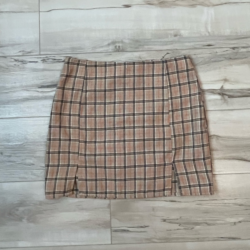 Plaid miniskirt